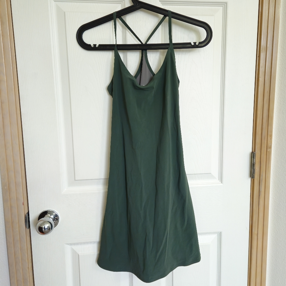 Outdoor Voices Forest Green Dress